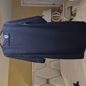 CeCe Navy Blue Midi Dress